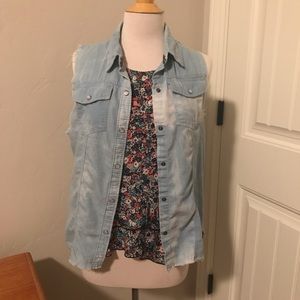 Roxy Chambray Vest